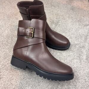 New! Unisa Brown Unjezzo ankle boots size 11